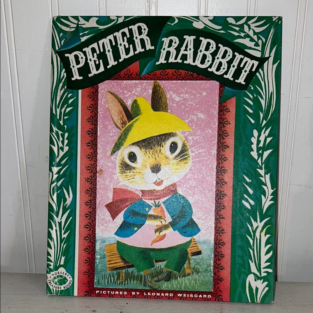 1974 Peter Rabbit Illustrated Book hardcover Easter